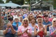 Herman's Hermits played to a packed Chevy Court at the  New York State Fair on Monday afternoon. (Charlie Miller | cmiller@syracuse.com)